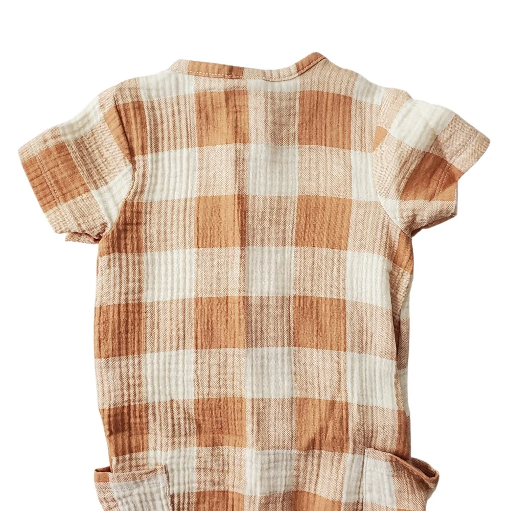 Colored Organics Muslin Button Suit